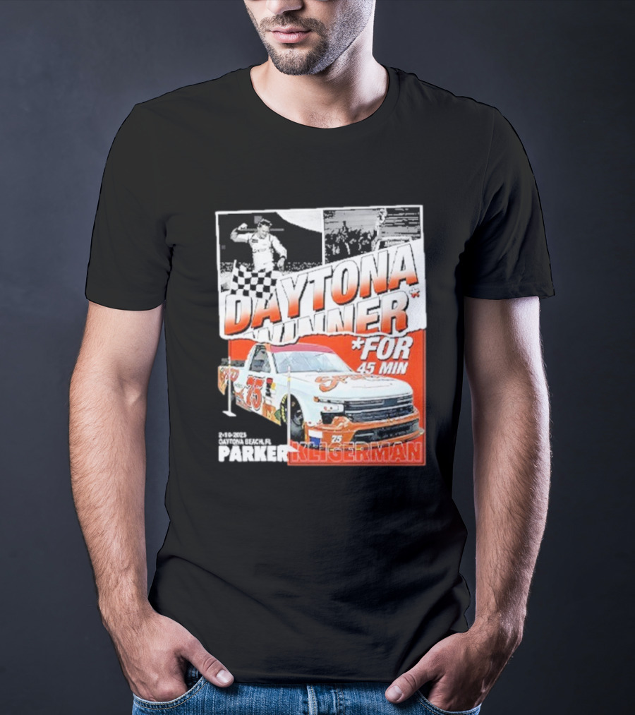 Parker Kligerman Daytona Winner 45 Min Celebration NASCAR Race Car 75 T-Shirt