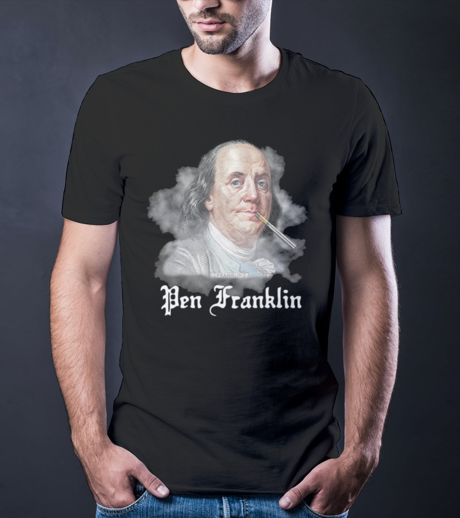 Pen Franklin 2025 Historical Parody Theme T-Shirt