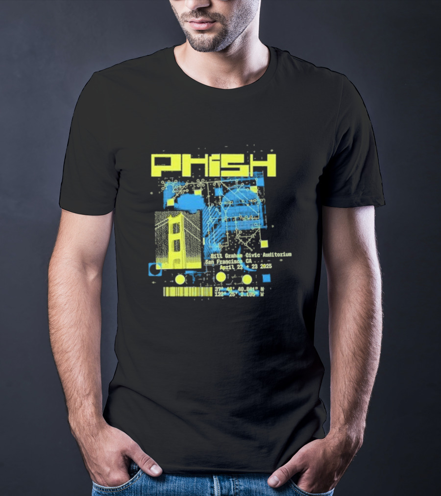 Phish San Francisco California April 22nd And 23rd 2025 T-Shirt