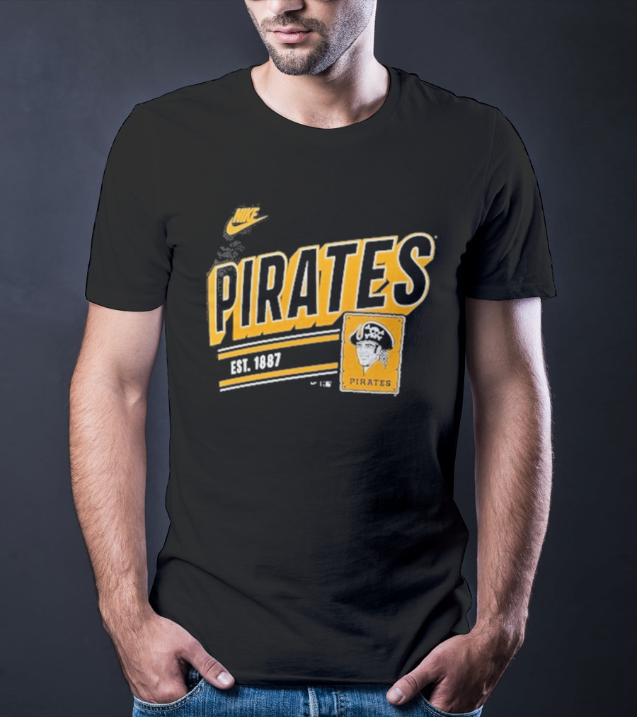 Nike Pittsburgh Pirates Est. 1887 Cooperstown Collection Retro T-Shirt
