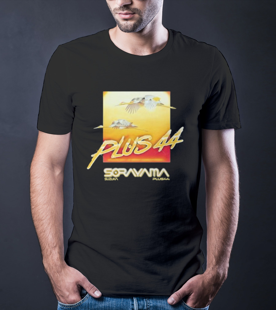 Plus 44 Sorayama Sunset With Cranes T-Shirt