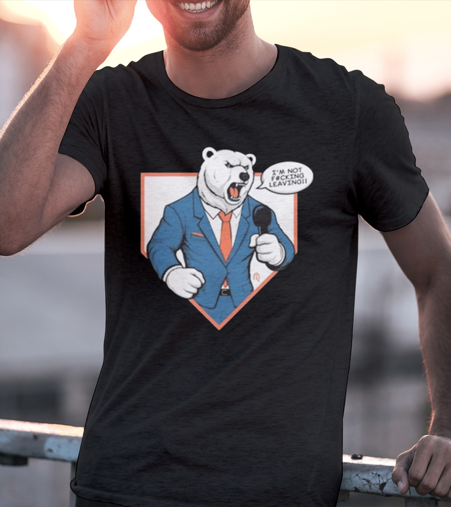 Polar Bear I’m Not Leaving Athlete Suit T-Shirt