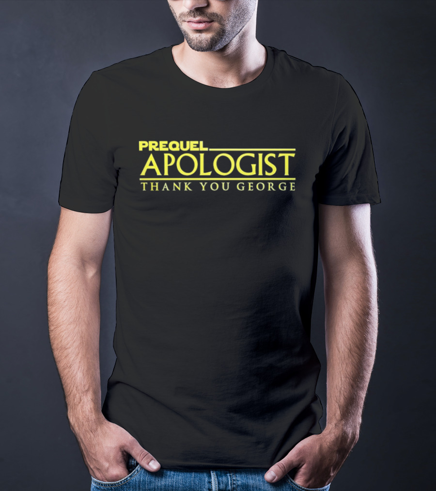 Prequel Apologist Thank You George Star Saga Tribute Fan Apparel T-Shirt