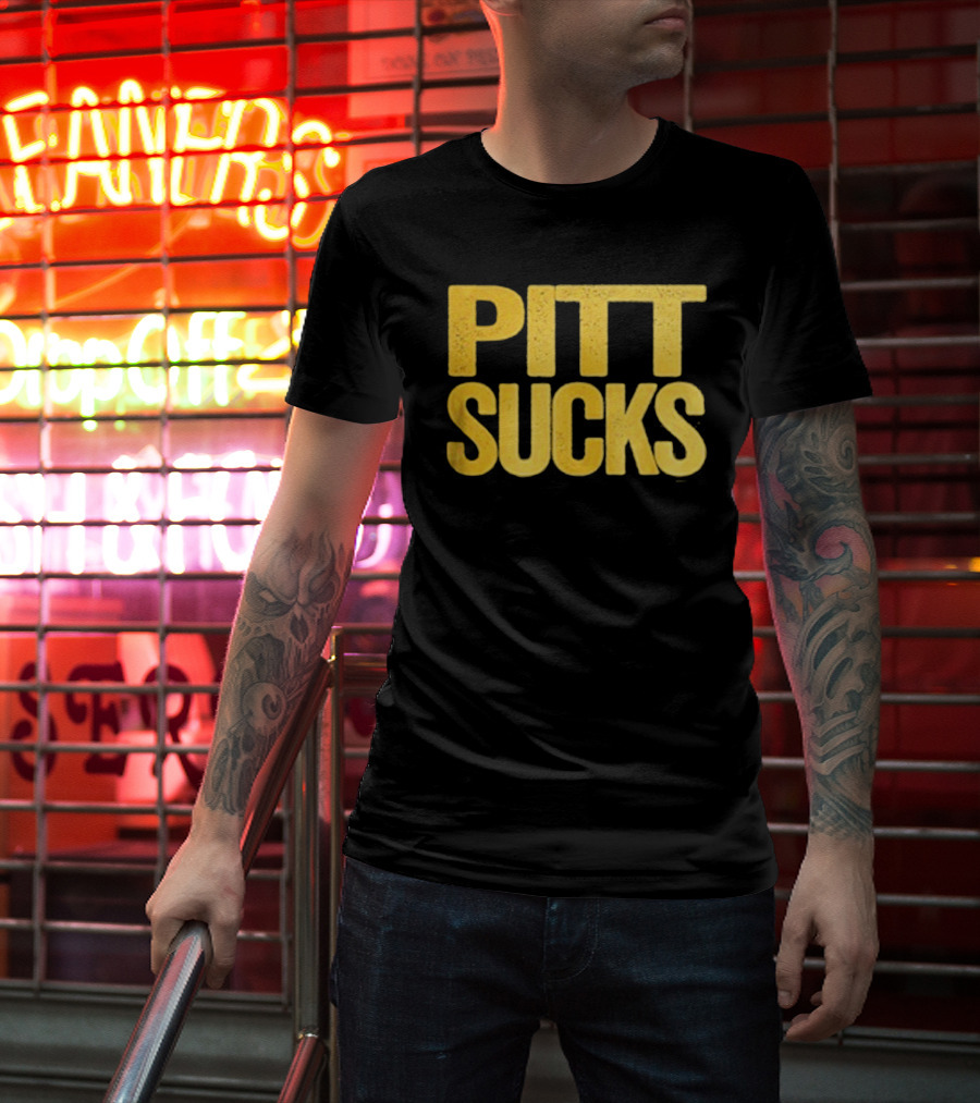 West Virginia Mountaineers Pitt Sucks T-Shirt