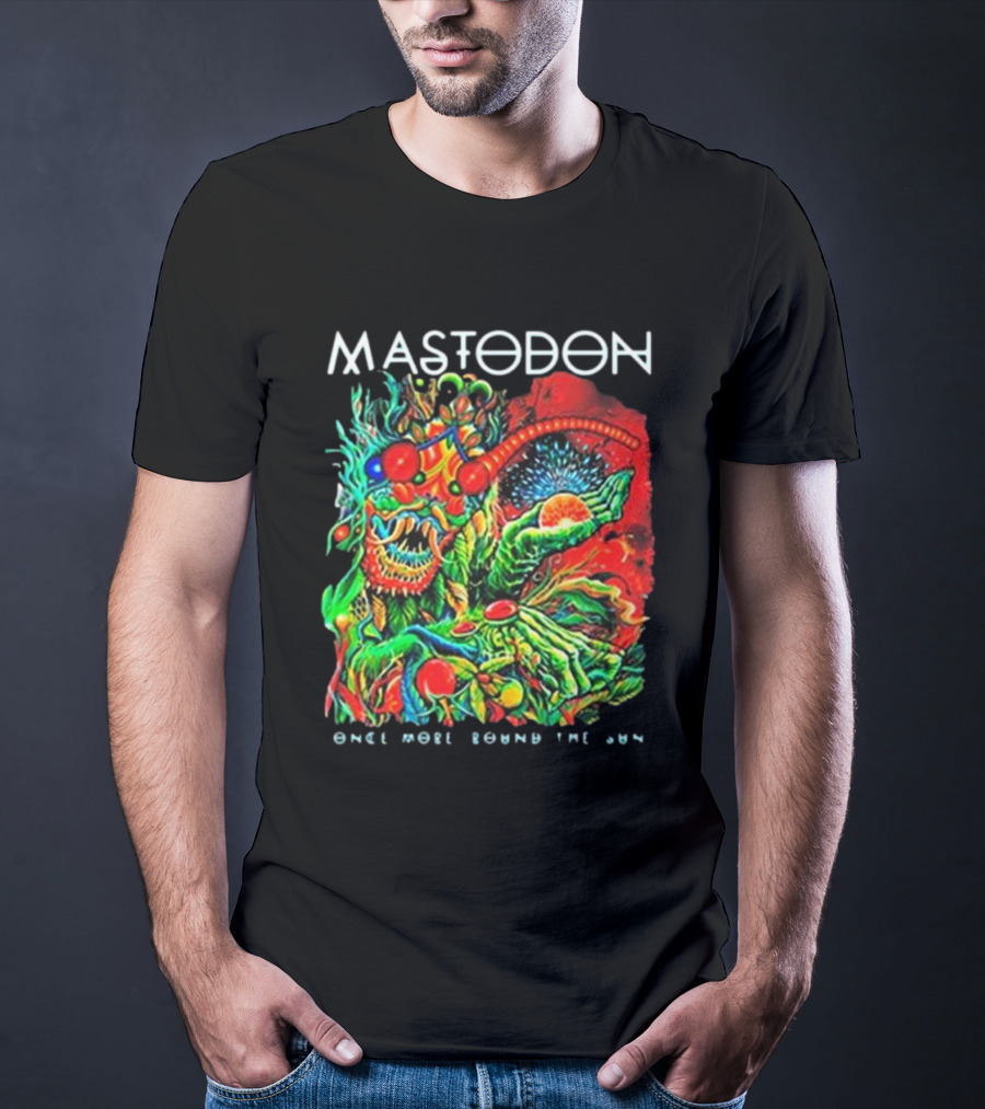 Mastodon Once More Round The Sun Psychedelic Artwork T-Shirt