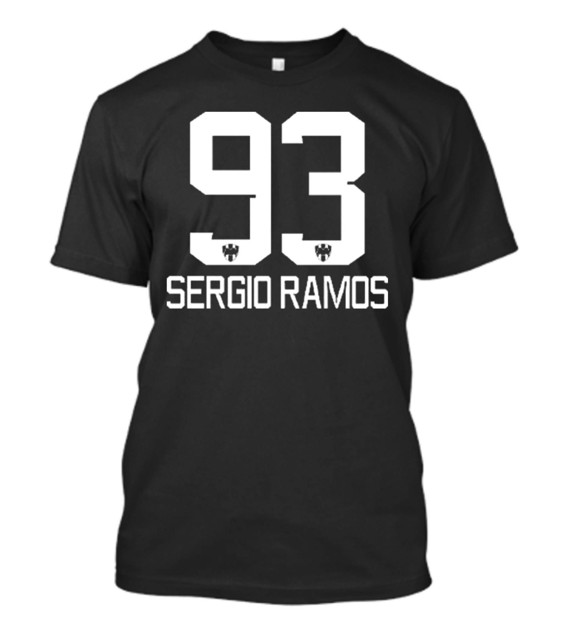 Sergio Ramos 93 Football Number Icon T-Shirt