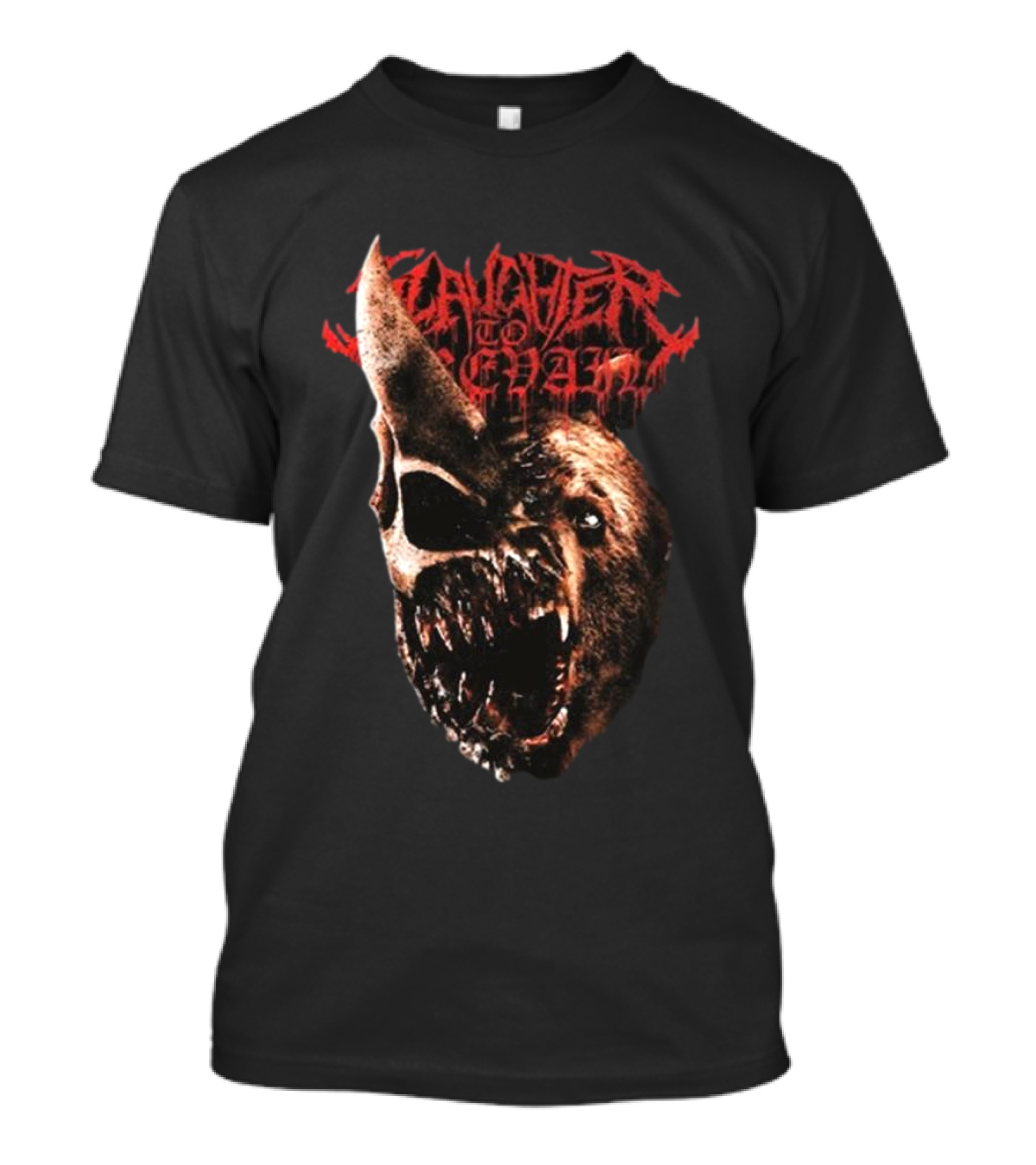 Slaughter To Prevail Grizzly Skull Horned Beast T-Shirt