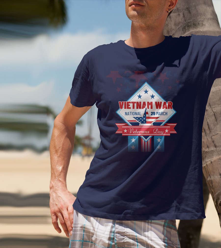 Vietnam War National Veterans Day 29 March Memorial T-Shirt