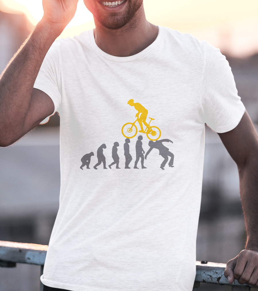 MTB Evolution Of Mountain Biking Progression T-Shirt