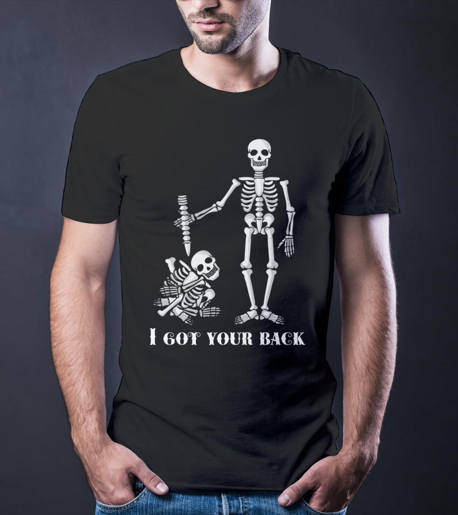 I Got Your Back Skeleton Duo With Bone T-Shirt