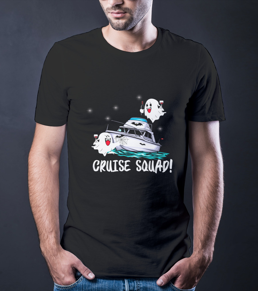 CRUISE SQUAD Ghosts Boat Halloween Party T-Shirt