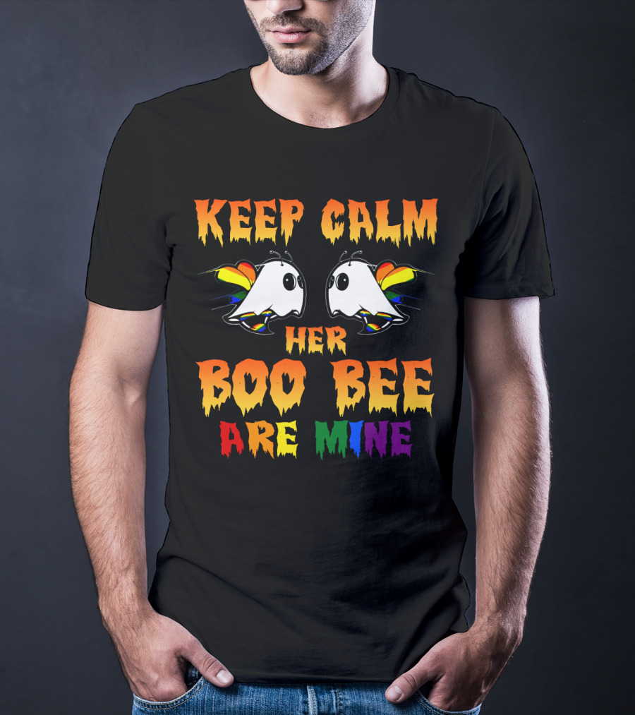 Keep Calm Her Boo Bee Are Mine T-Shirt