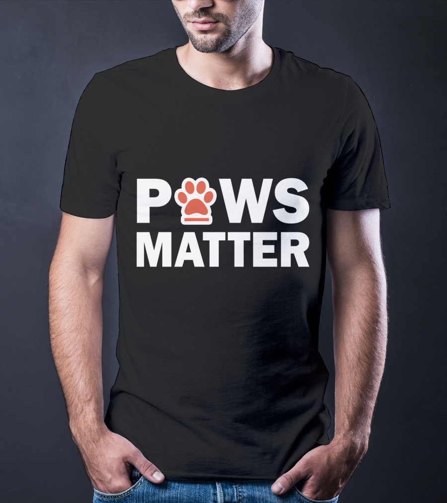 Paws Matter Paw Prints T-Shirt