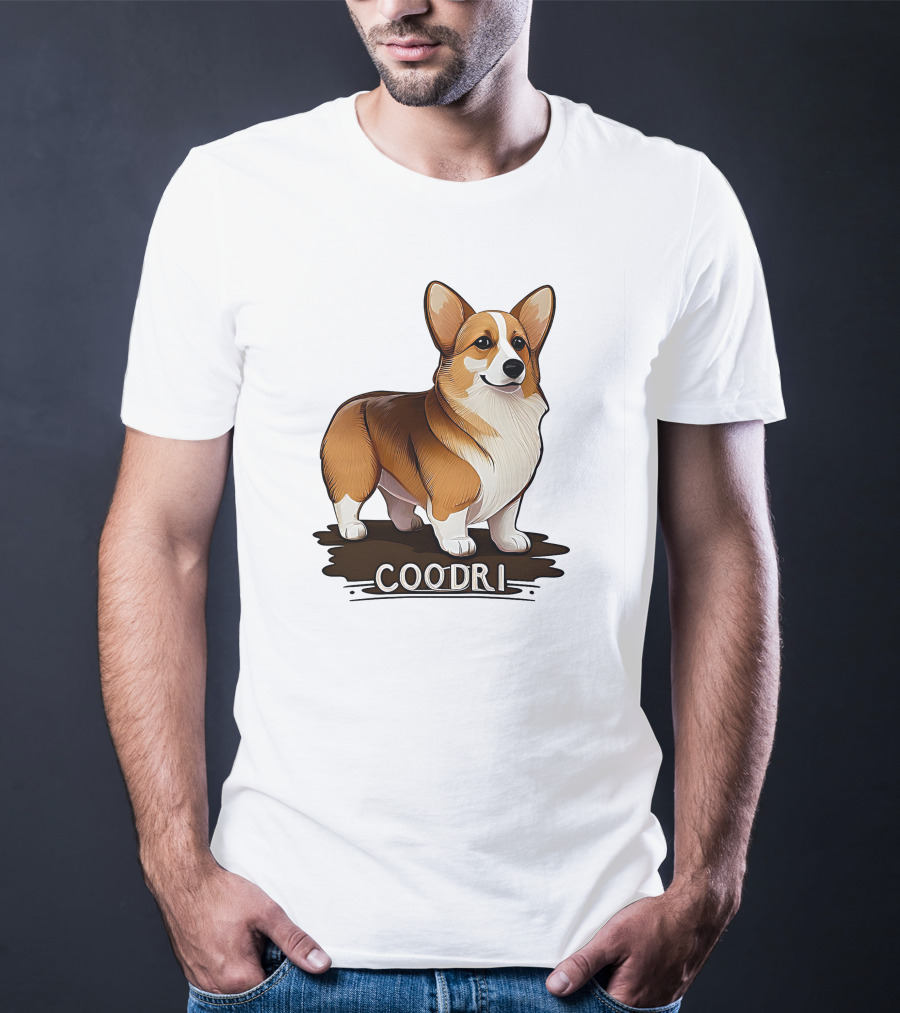 Coodrl Corgi Coodri Cute Dog T-Shirt
