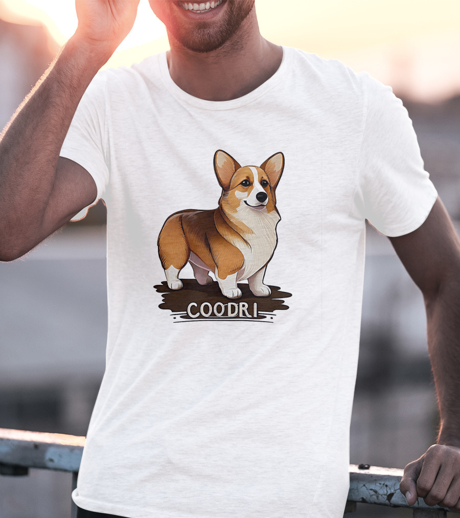 Coodrl Corgi Coodri Cute Dog T-Shirt