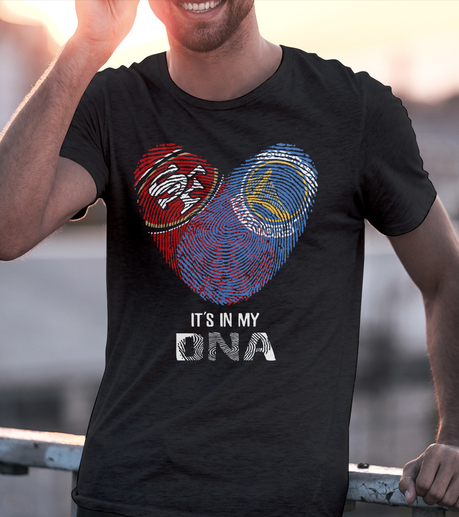 49ers Golden State Warriors It's In My DNA T-Shirt