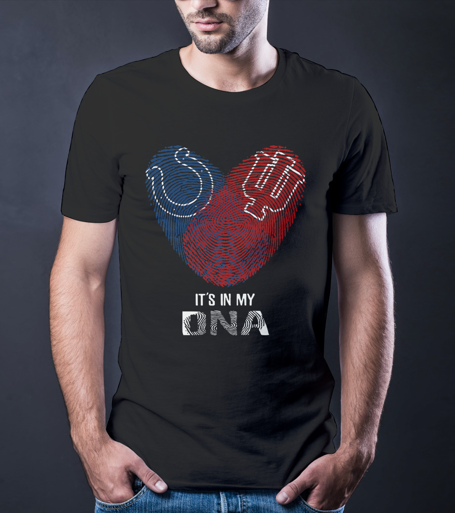 Colts Hoosiers It's In My Dna Football Basketball Indiana Pride T-Shirt