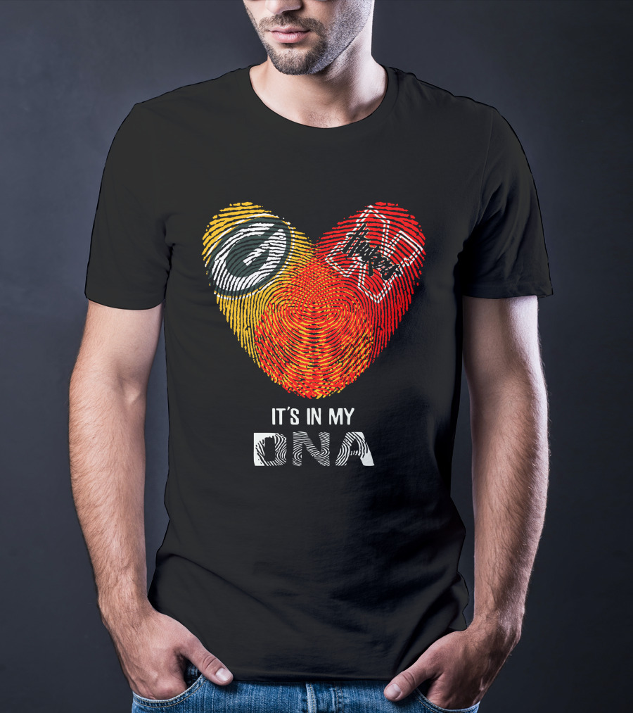 It's In My Packers Huskers DNA T-Shirt
