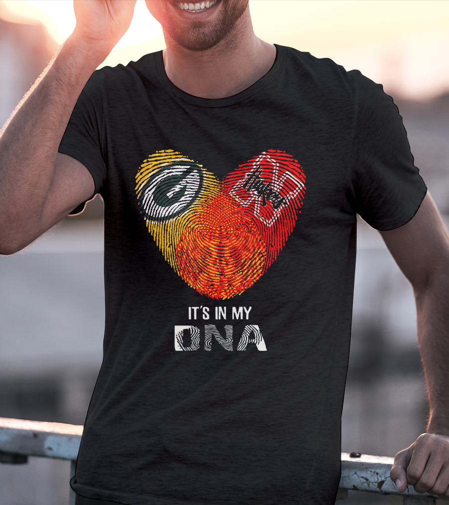 It's In My Packers Huskers DNA T-Shirt