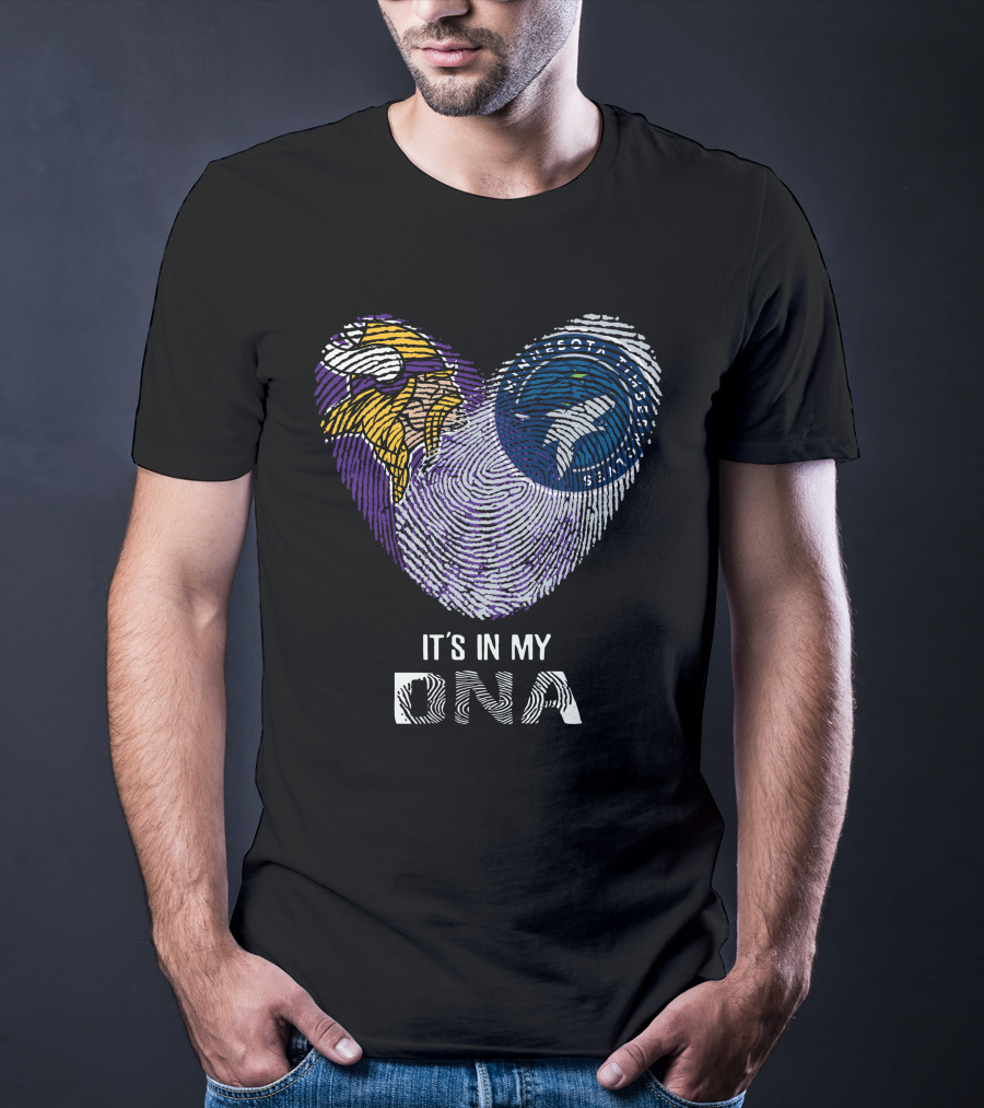 Vikings Timberwolves It's In My DNA T-Shirt