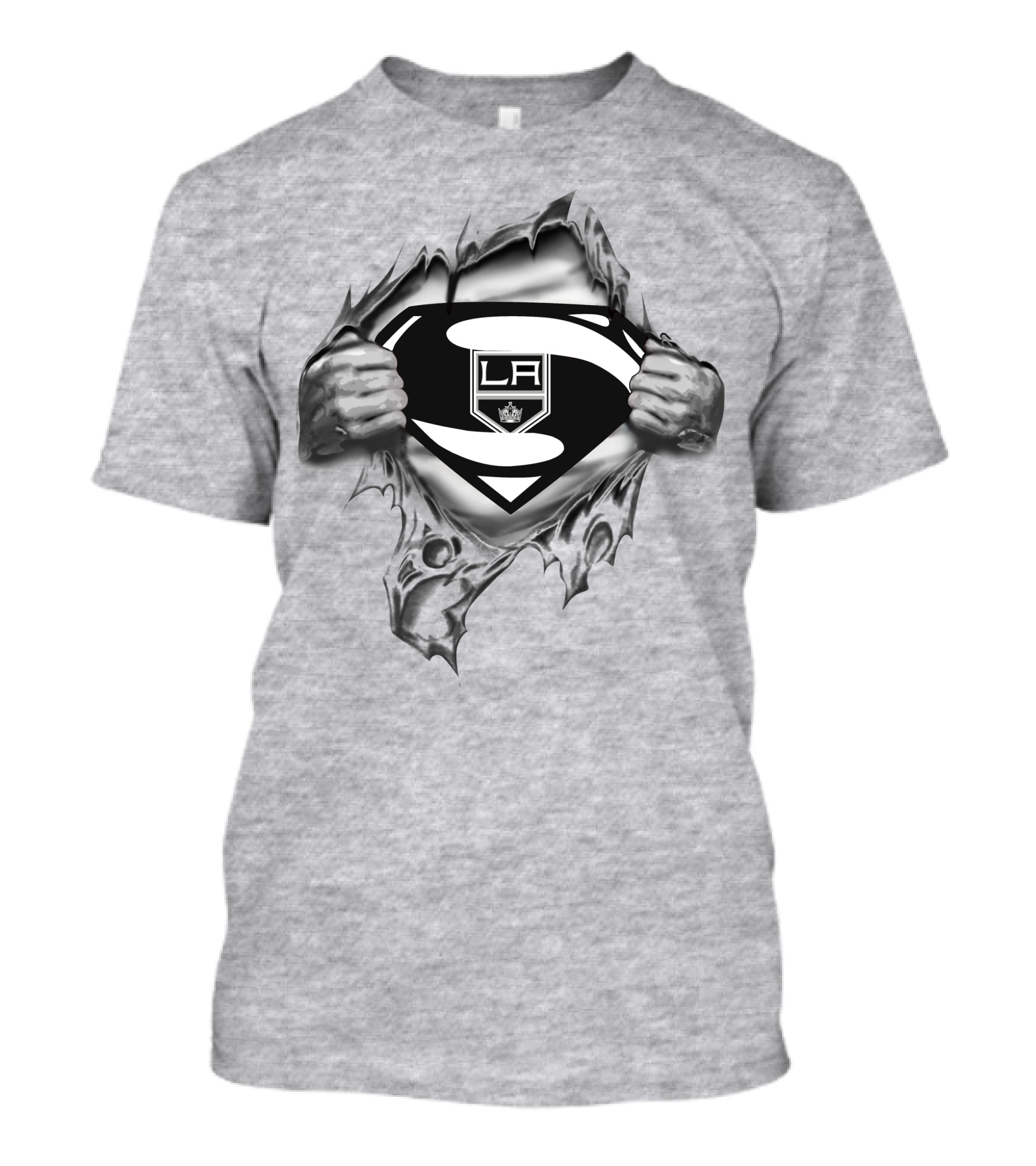 Los Angeles Kings LA Shield Superman T-Shirt