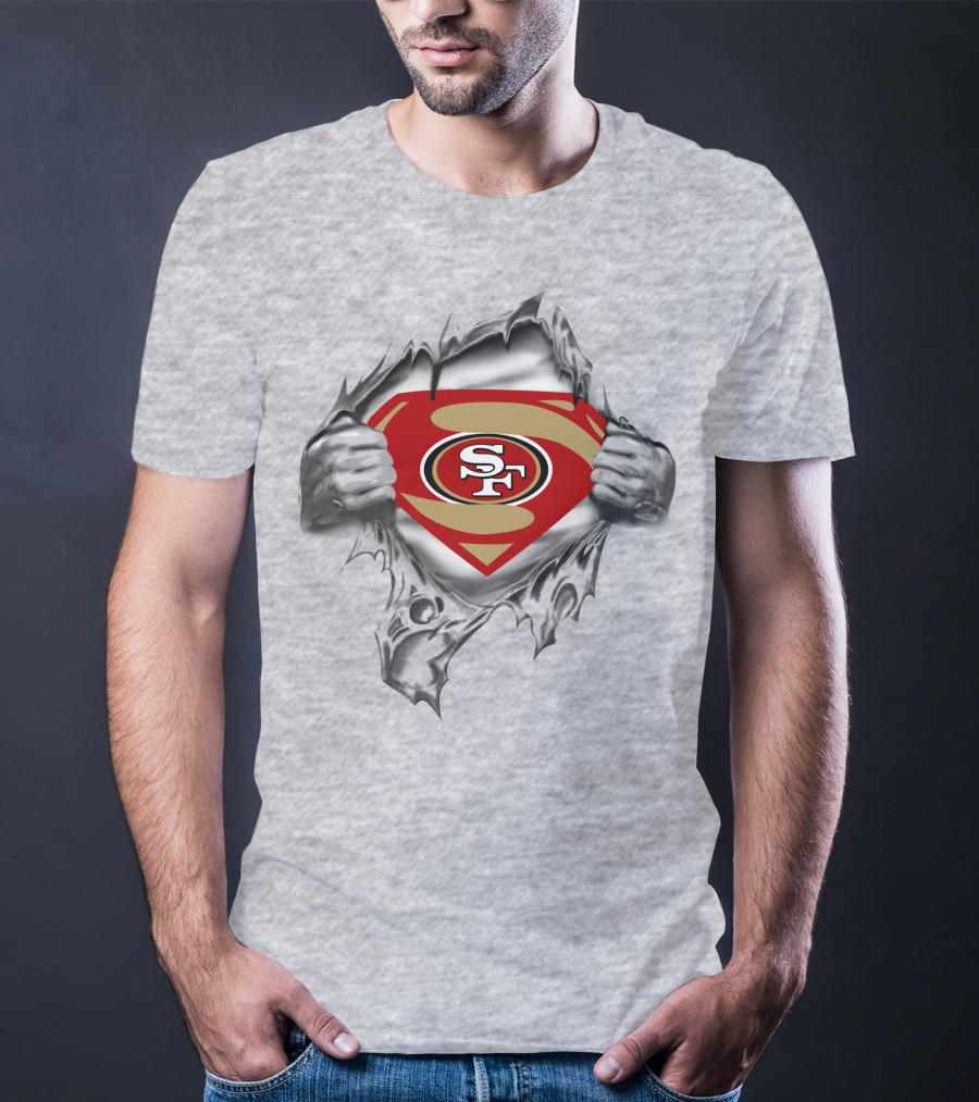 SF 49ers Superman Logo Mashup T-Shirt