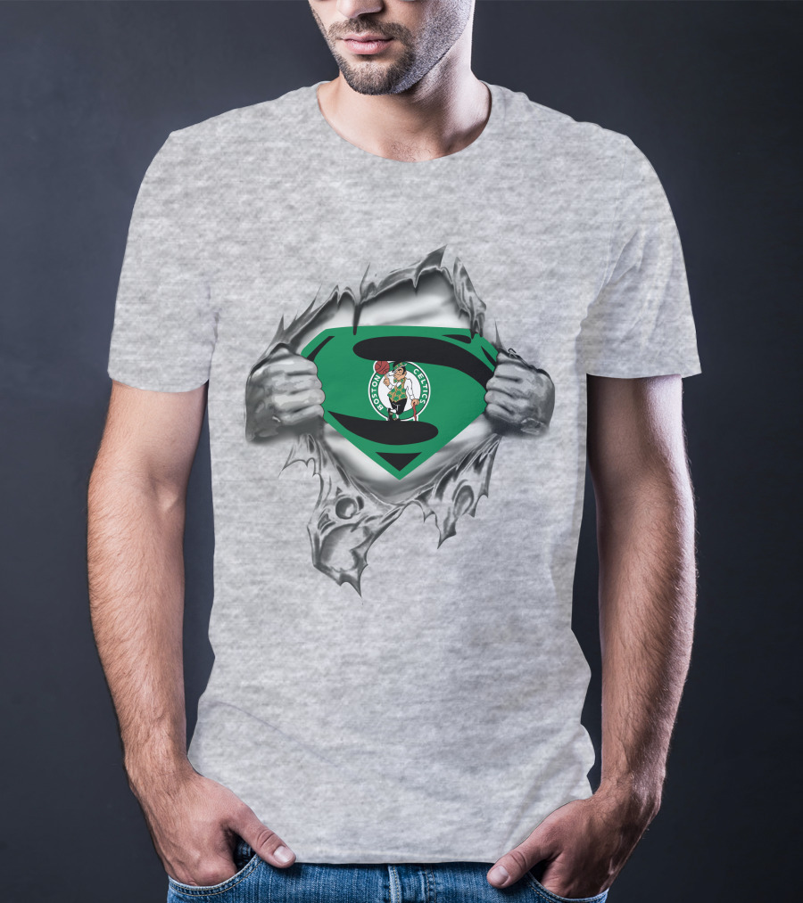 Boston Celtics Superman Logo Breakout T-Shirt