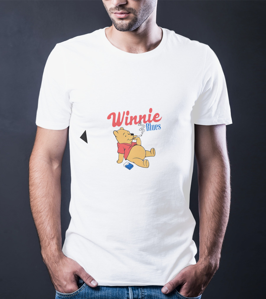 Winnie Blues Smoking Pooh T-Shirt