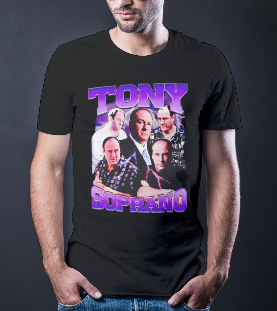 Tony Soprano The Sopranos Character Collage T-Shirt