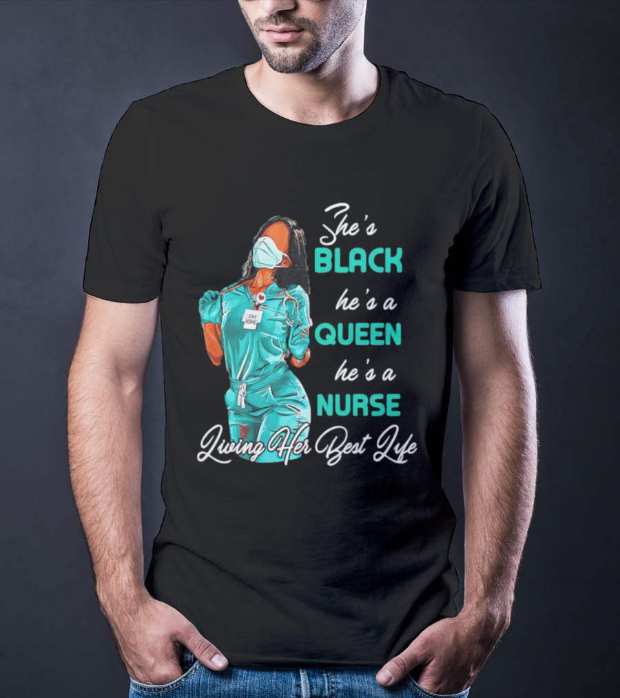 BLACK QUEEN NURSE Doing Her Thing T-Shirt
