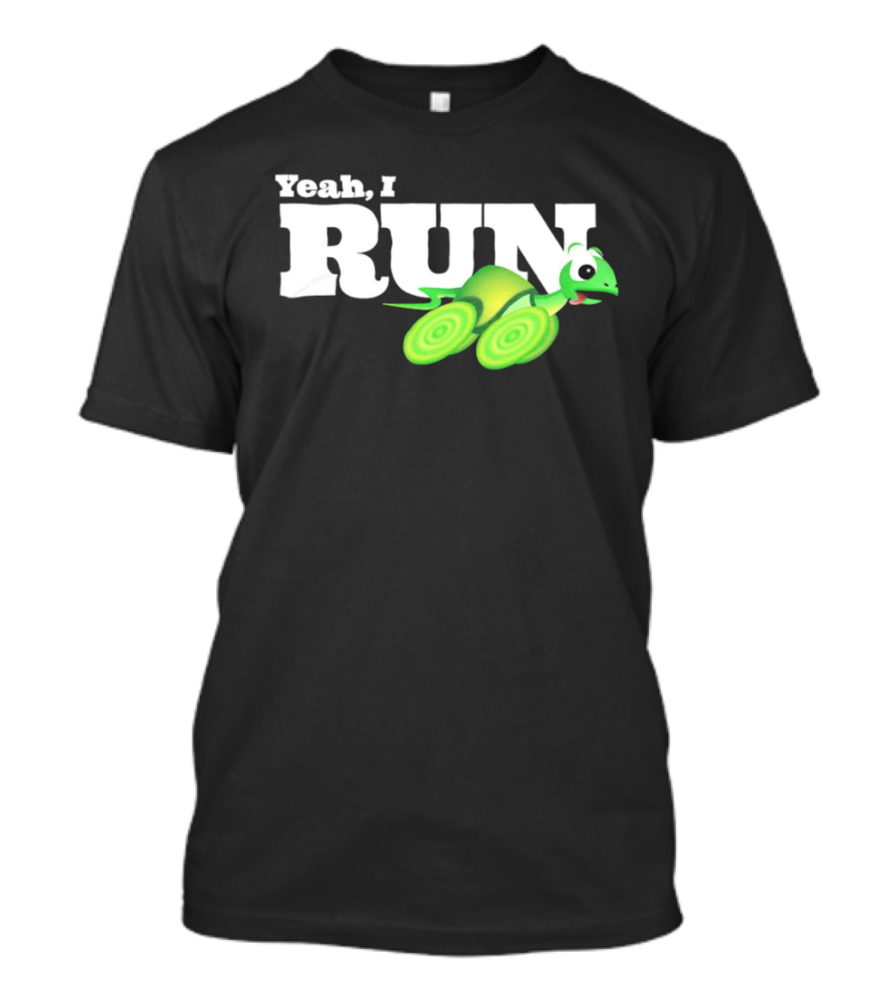 Turtle Yeah I Run Racing Green Run T-Shirt