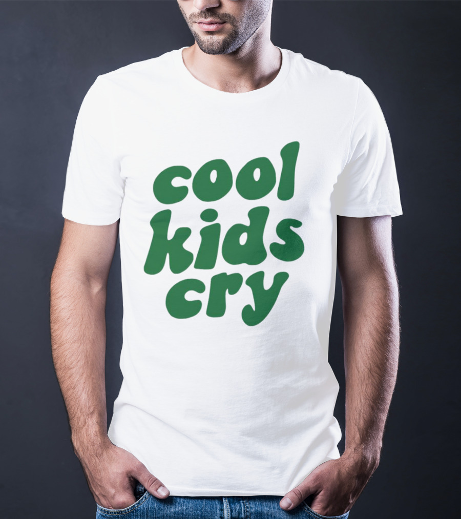 Cool Kids Cry Retro Green T-Shirt