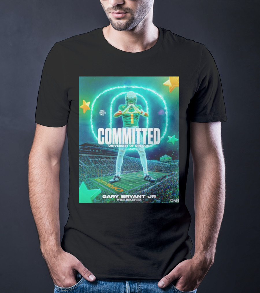 COMMITTED Gary Bryant Jr University Of Oregon Wide Receiver T-Shirt