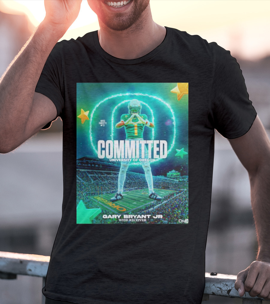 COMMITTED Gary Bryant Jr University Of Oregon Wide Receiver T-Shirt