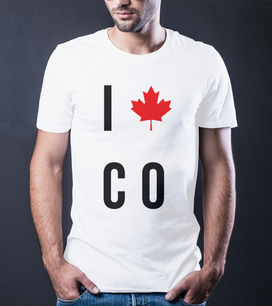 I Love Colorado Maple Leaf Co T-Shirt