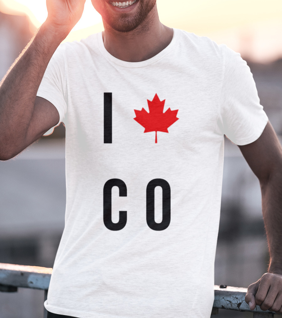 I Love Colorado Maple Leaf Co T-Shirt