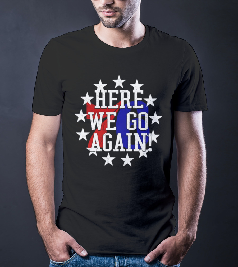 Here We Go Again Philadelphia 76ers Stars T-Shirt