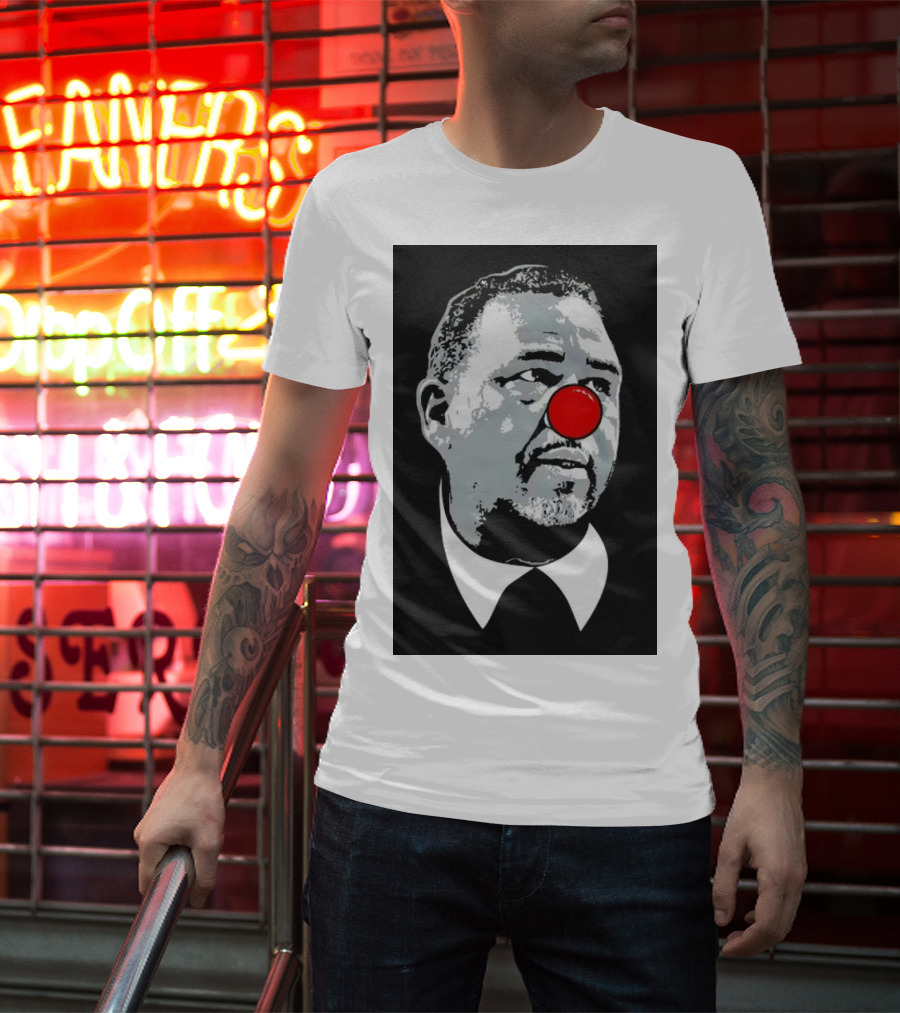 Ed Cooley Clown Red Nose Caricature T-Shirt