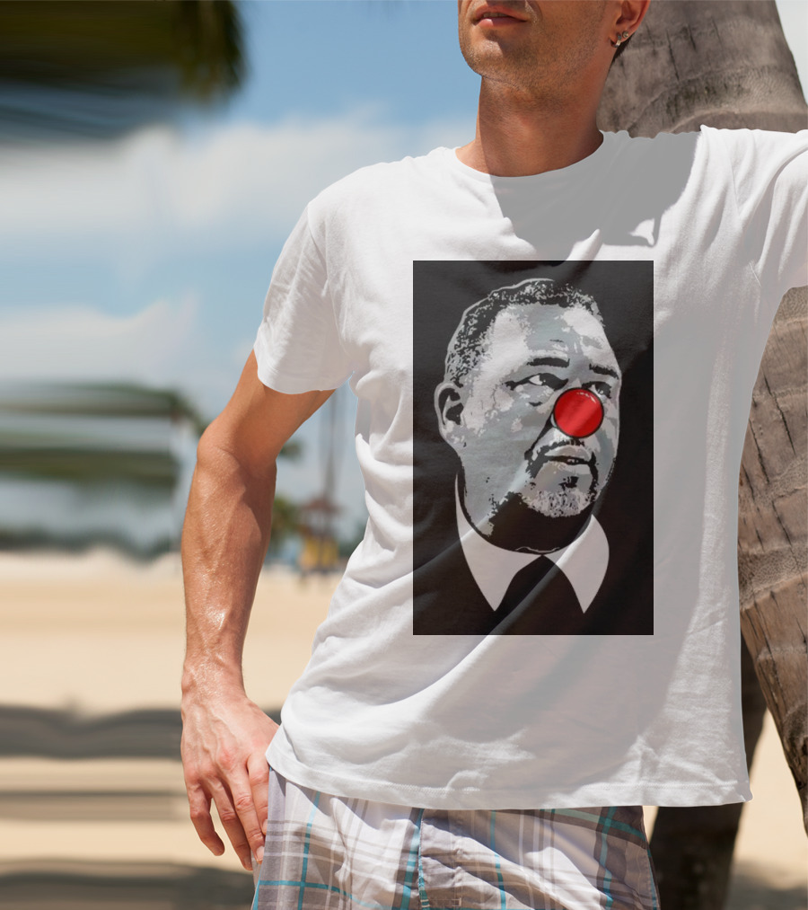 Ed Cooley Clown Red Nose Caricature T-Shirt