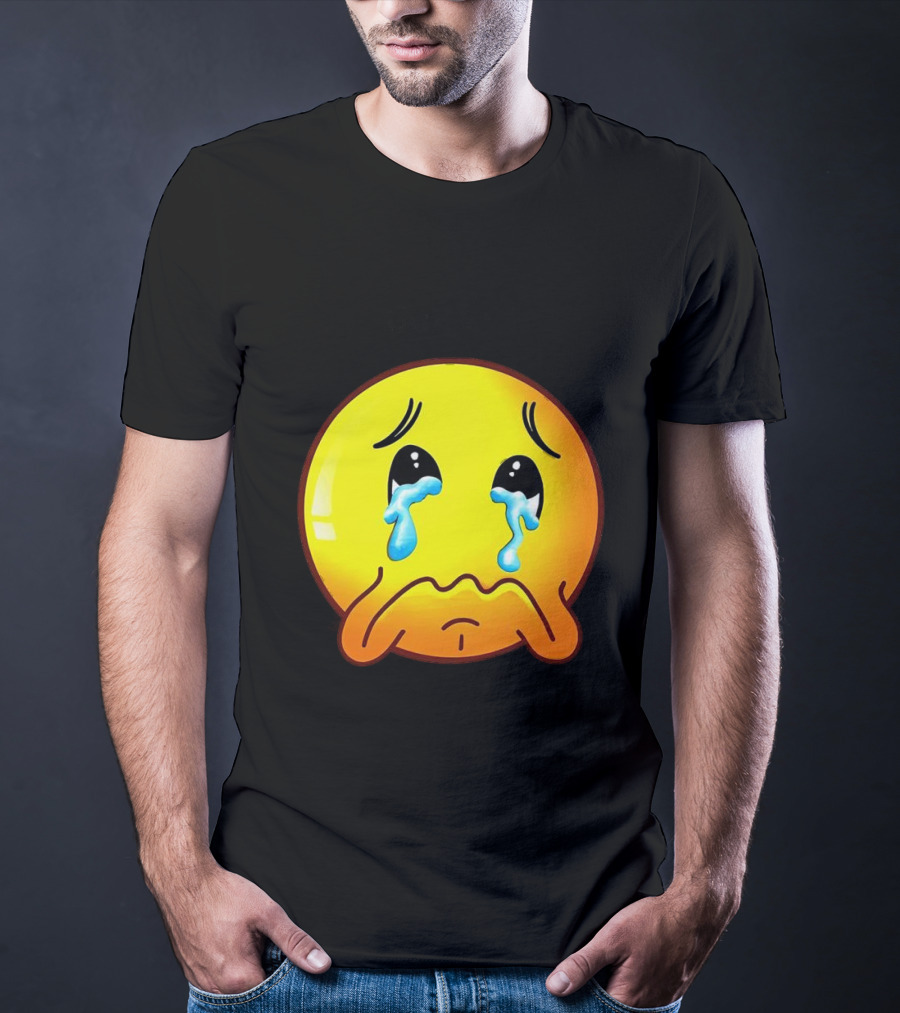Ginger Sad Crying Emoji T-Shirt