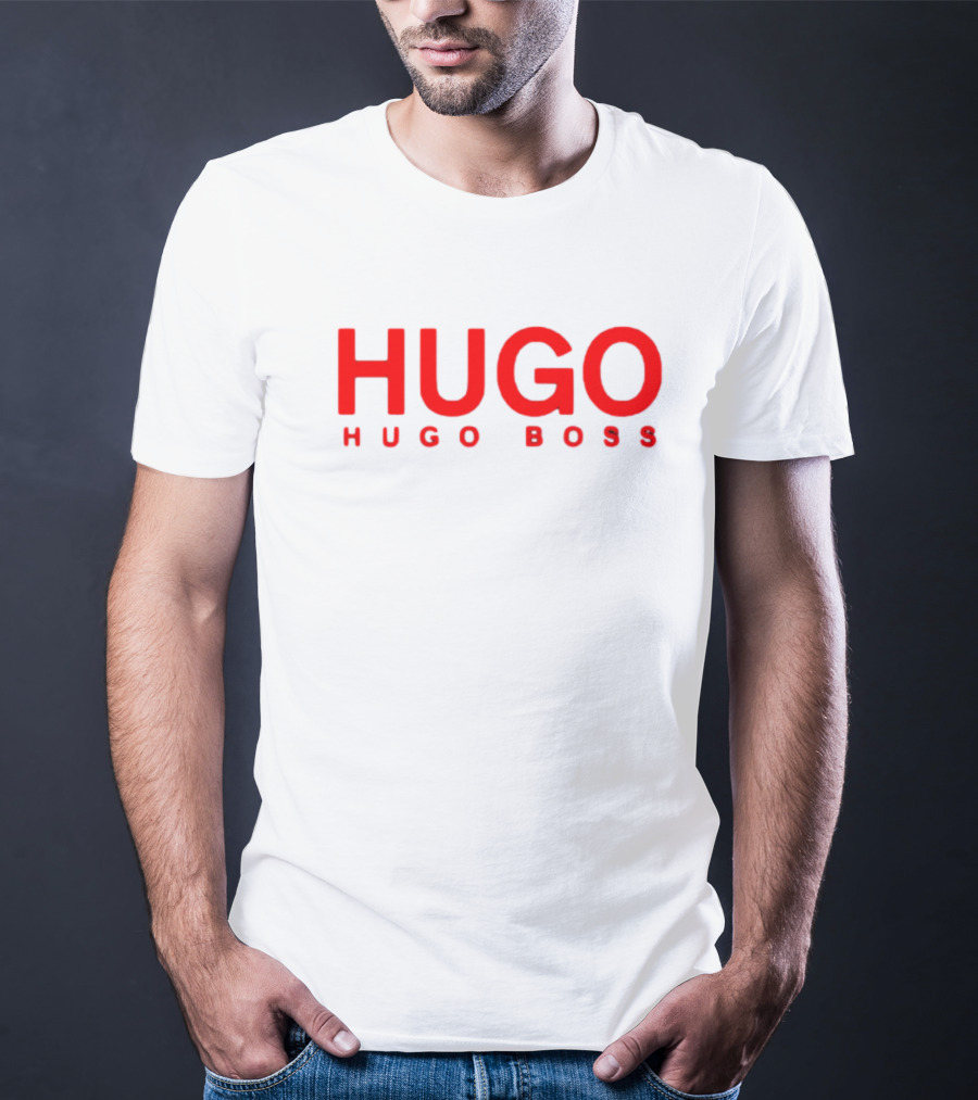 HUGO BOSS Hugo Red Text T-Shirt