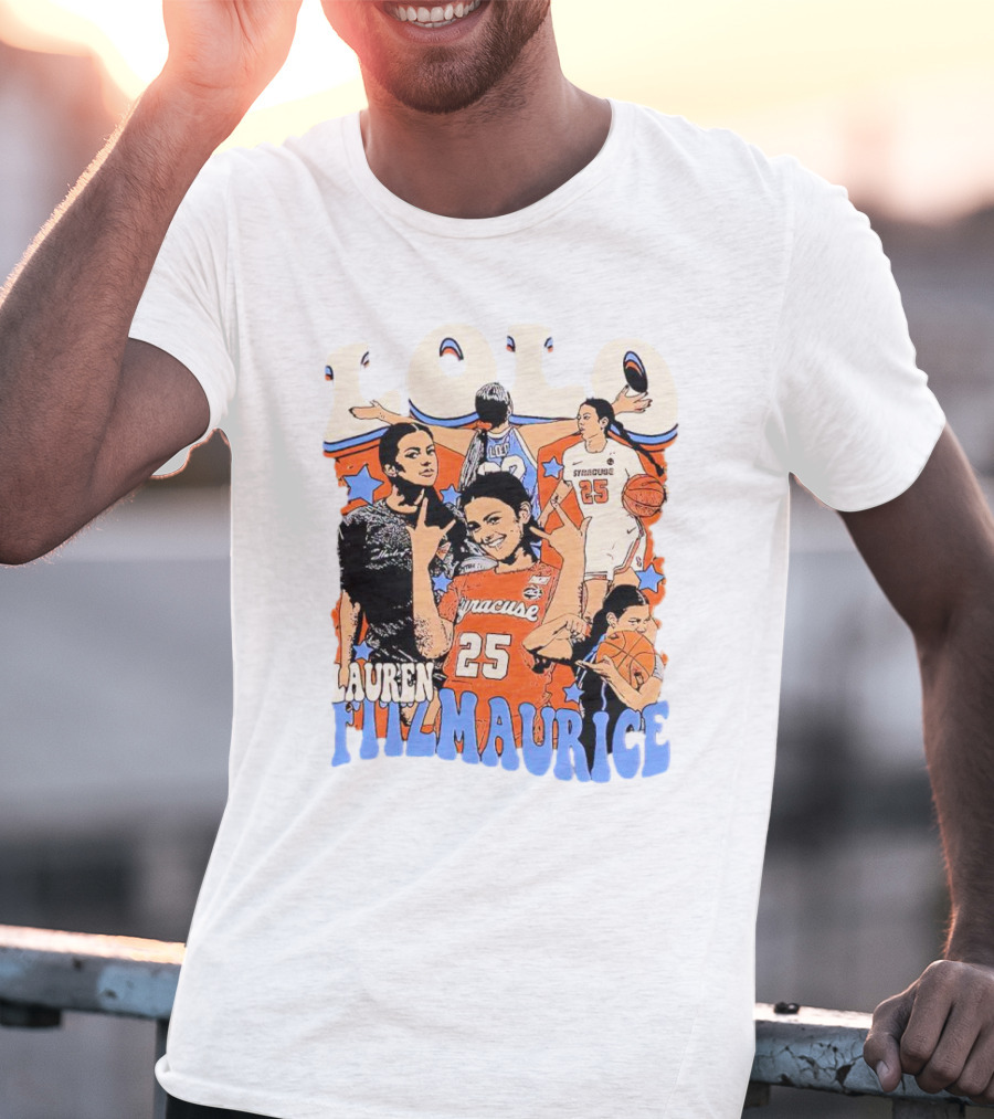 LOLO Lauren Fitzmaurice Syracuse 25 Basketball Vintage T-Shirt