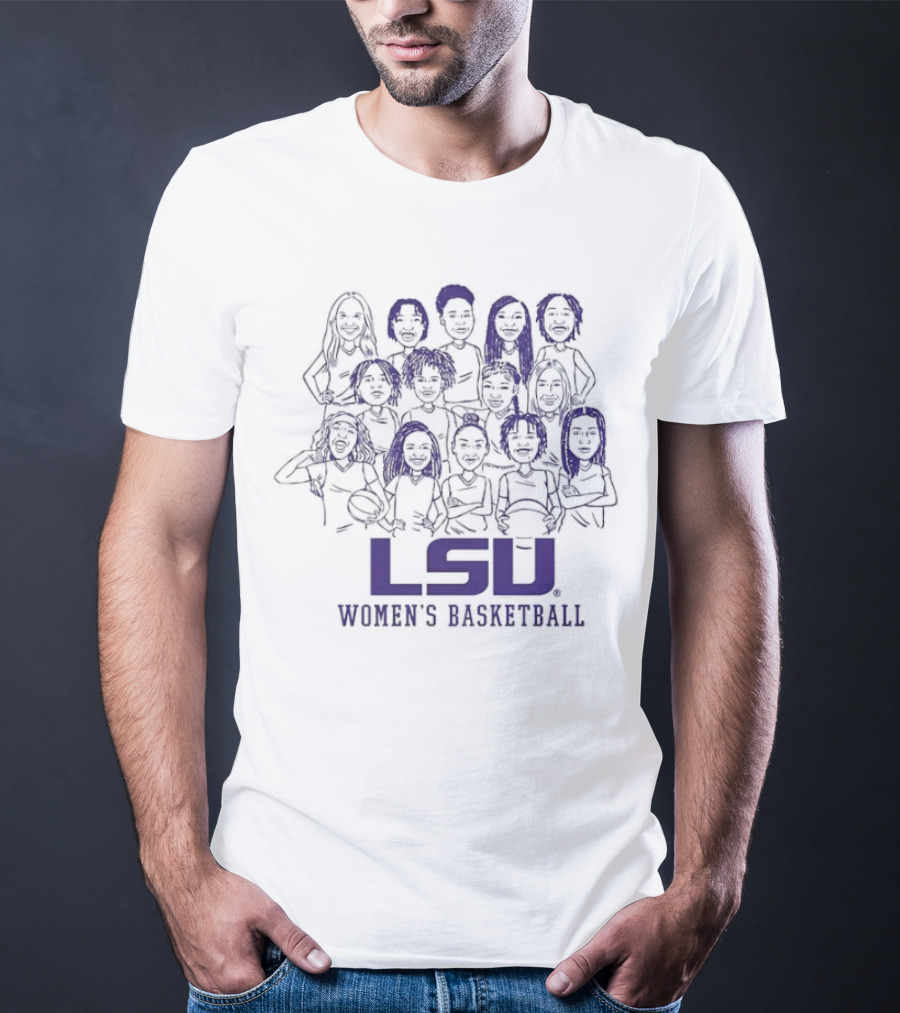 LSU Women's Basketball Team NIL T-Shirt