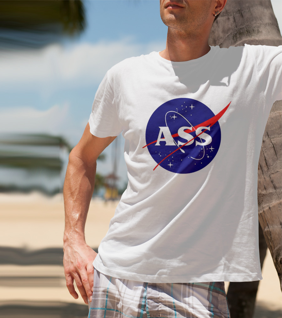 Nasa Ass Logo Space T-Shirt