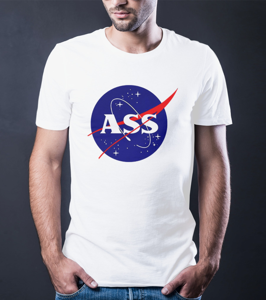 Nasa Ass Logo Space T-Shirt