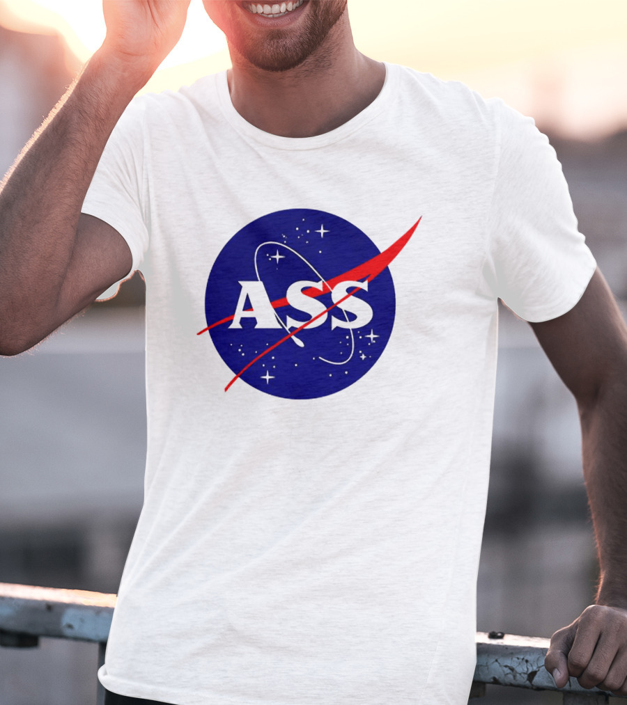 Nasa Ass Logo Space T-Shirt