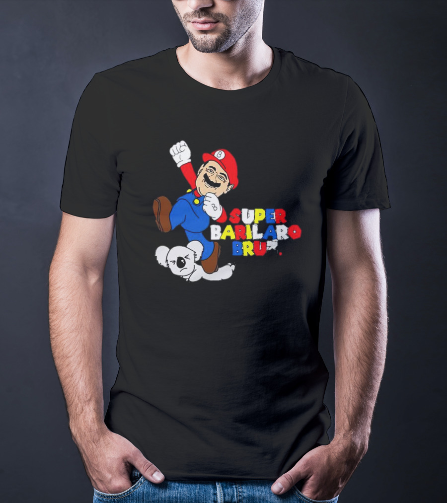 Super Barilaro Bruz Mario Parody Koala T-Shirt