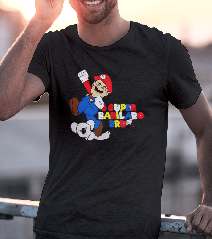 Super Barilaro Bruz Mario Parody Koala T-Shirt