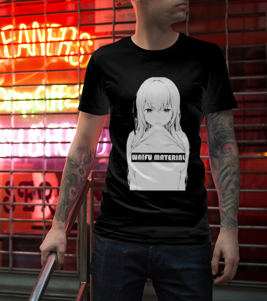 Waifu Material Anime Girl Manga T-Shirt