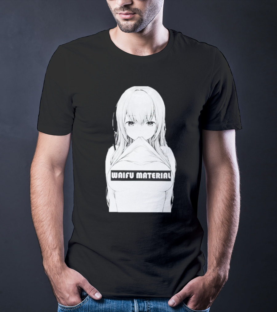 Waifu Material Anime Girl Manga T-Shirt